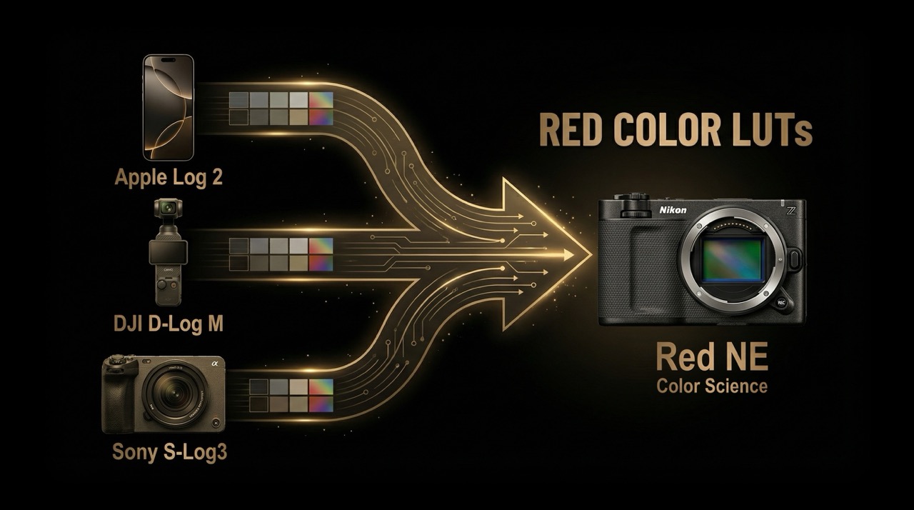RED Color LUTs