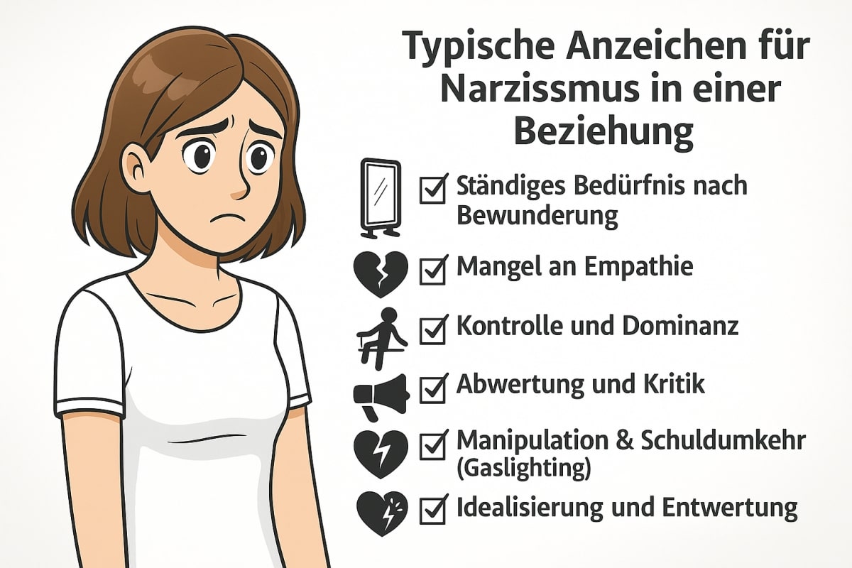 Typische Anzeichen für Narzissmus in einer Beziehung