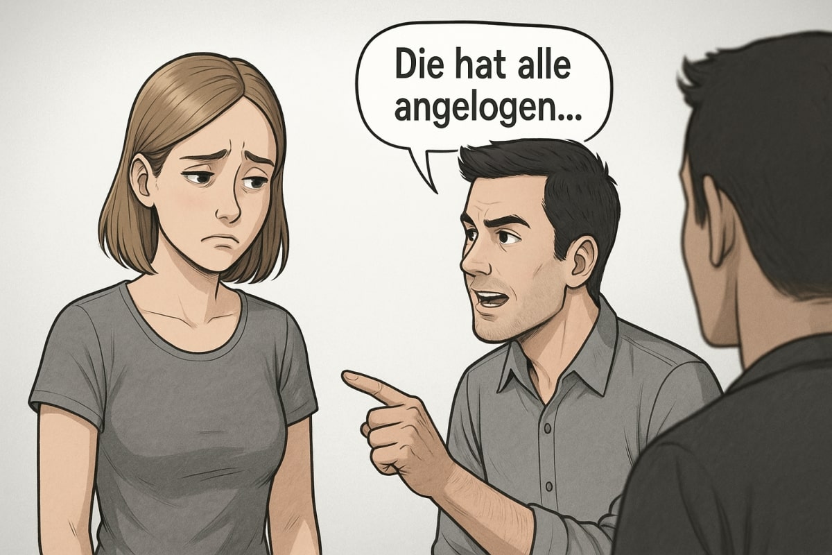 Narzisst begeht Rufschädigung und Verleumdung