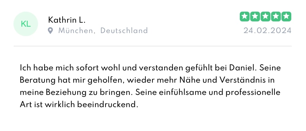 Bewertung von Kathrin