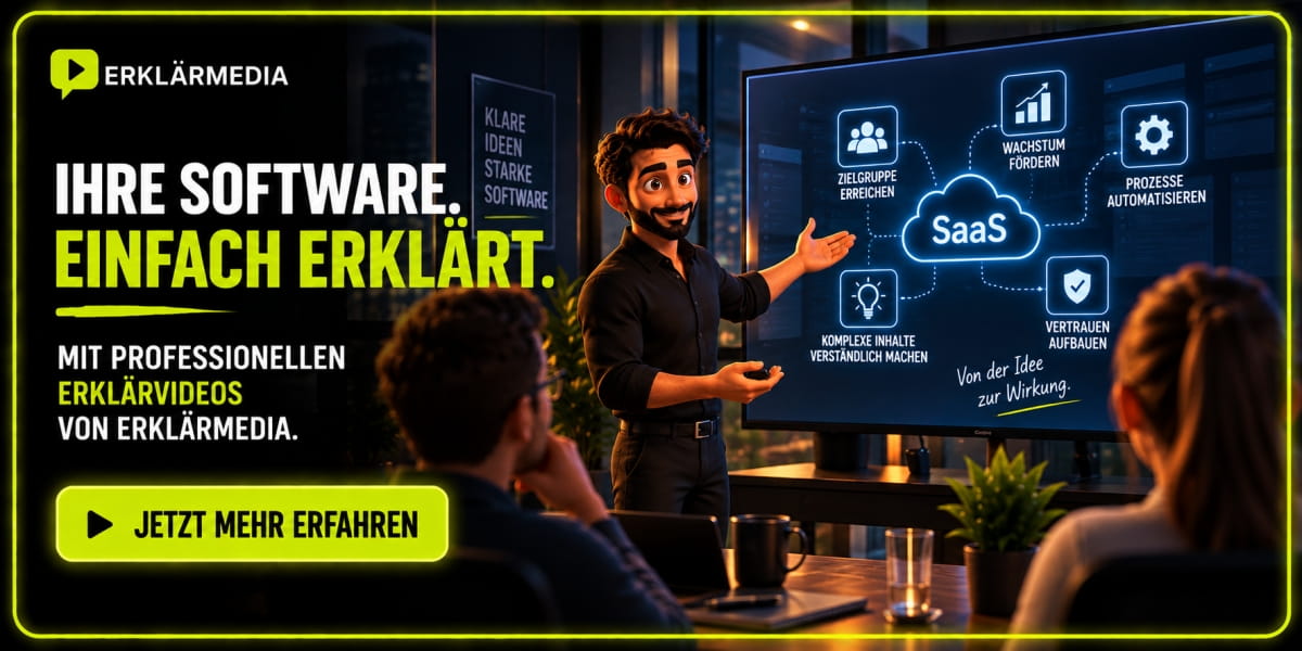 Software einfach mit einem Erklärvideo erklärt - Beispiele ansehen