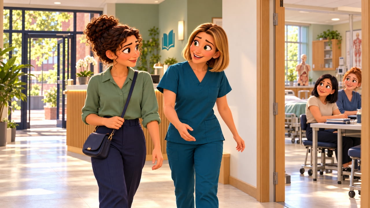 Pflege Umschulung – Recruiting-Beispielfilm in Movie Toon 3D