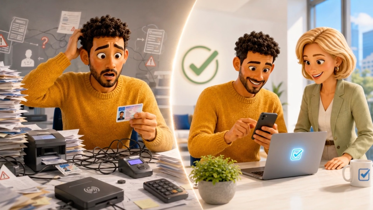 Digitale Führerscheinkontrolle