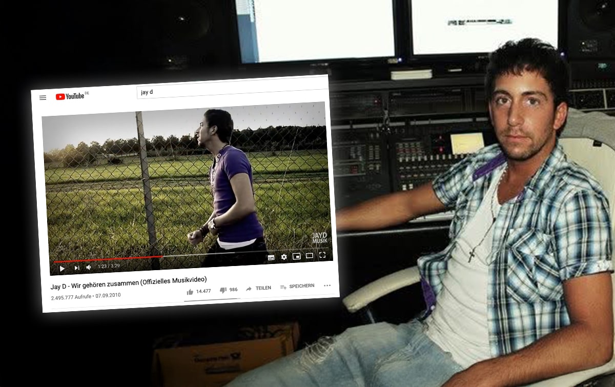 Daniel Caballero als "Jay D" im Tonstudio und Song "Wir gehören zusammen"