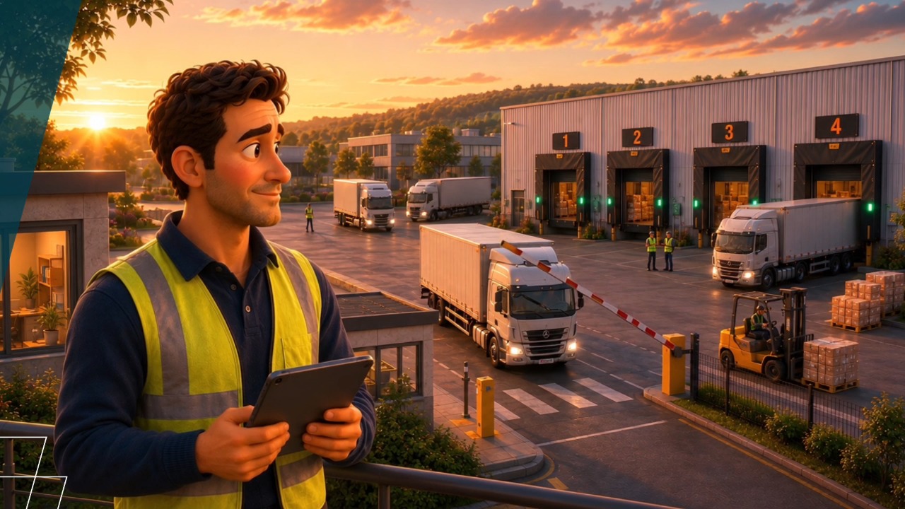 Yard Management Logistik Erklärvideo