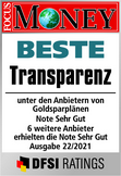 Auvesta - BESTE TRANSPARENZ