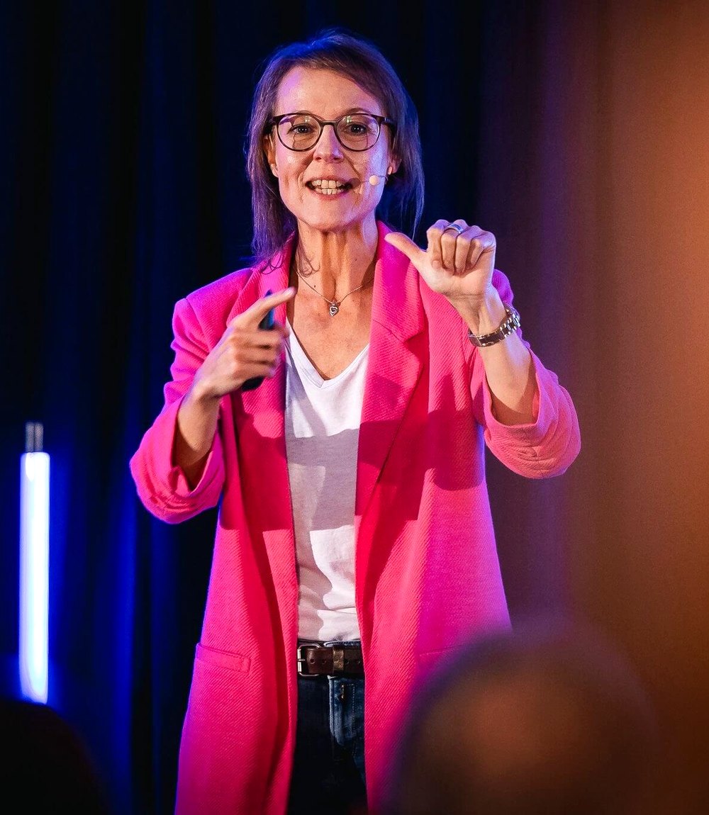 Christine Zillmer auf der Bühne