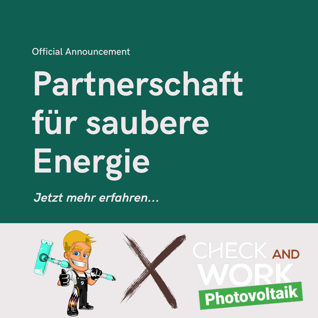 Partnerschaft für saubere Energie: Gebäudereinigung Cleansmann & Check and Work