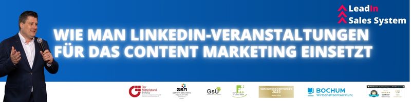 Wie man LinkedIn-Veranstaltungen für das Content Marketing einsetzt