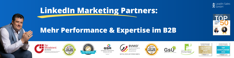 LinkedIn Marketing Partners: Mehr Performance & Expertise im B2B