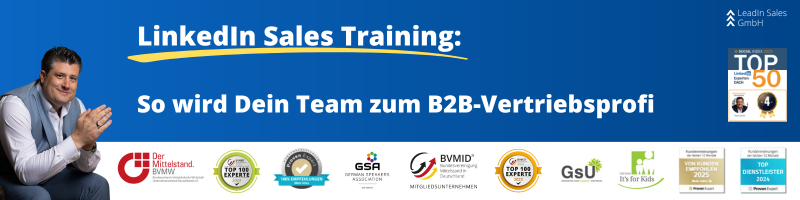 LinkedIn Sales Training: So wird Dein Team zum B2B-Vertriebsprofi