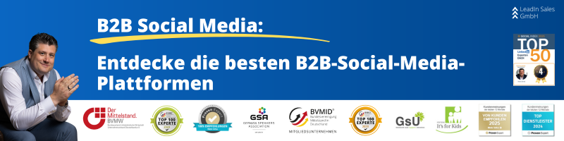 Entdecke die besten B2B-Social-Media-Plattformen