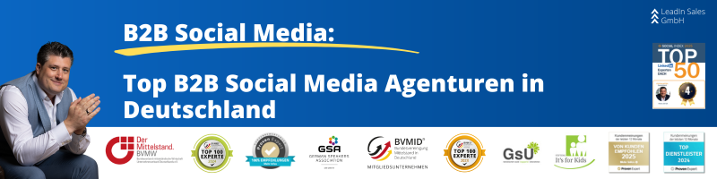 Top B2B Social Media Agenturen in Deutschland