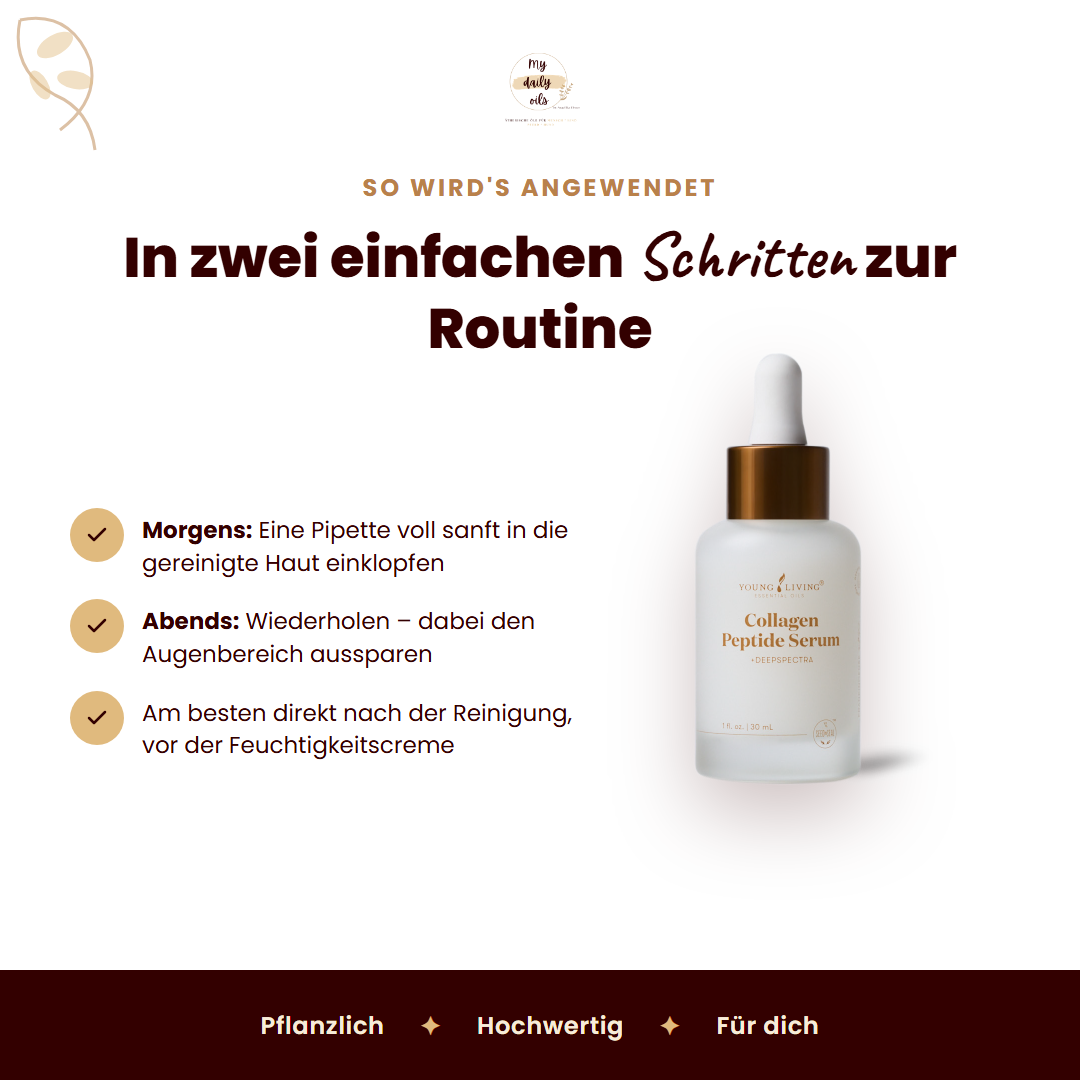 Anwendung des Collagen Peptide Serums