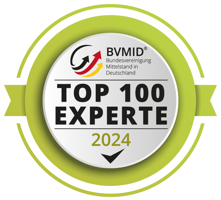 Siegel BVMID Top 100 Experten 2024