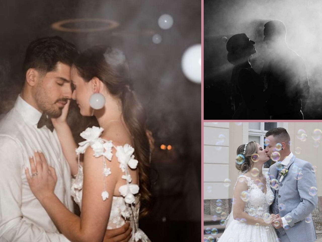 Seifenblasen- und Nebelmaschine für Hochzeit und Event mit romantischen Fotomomenten im Raum Halle Leipzig