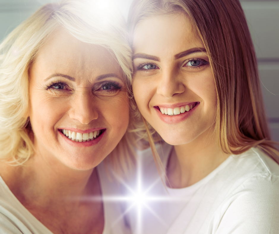 Elegant Mother's Day Memorial Mother and Daughter Photo Facebook Post stern.png