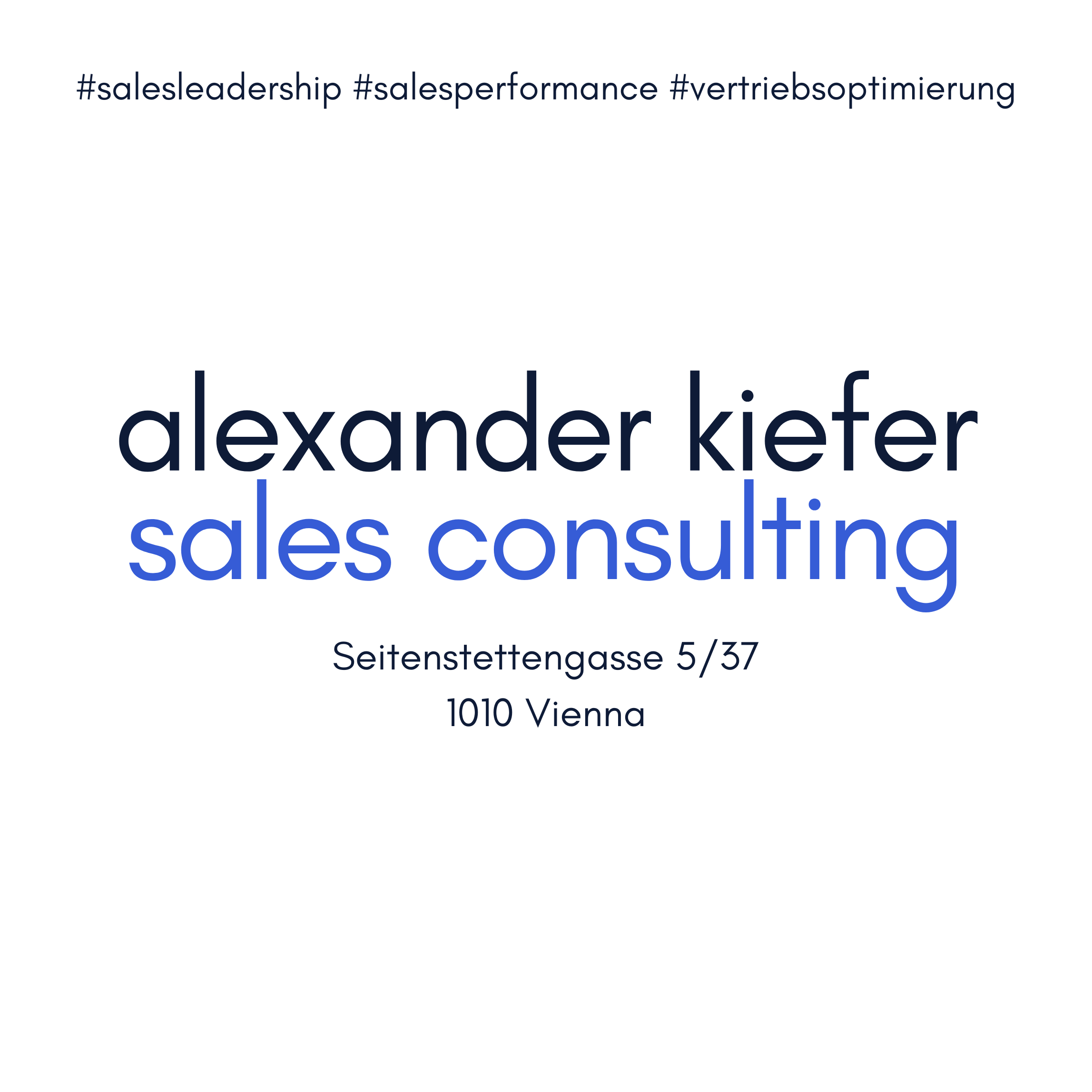 Sales Consulting - Vertriebsberatung Strategisches Vertriebswachstum