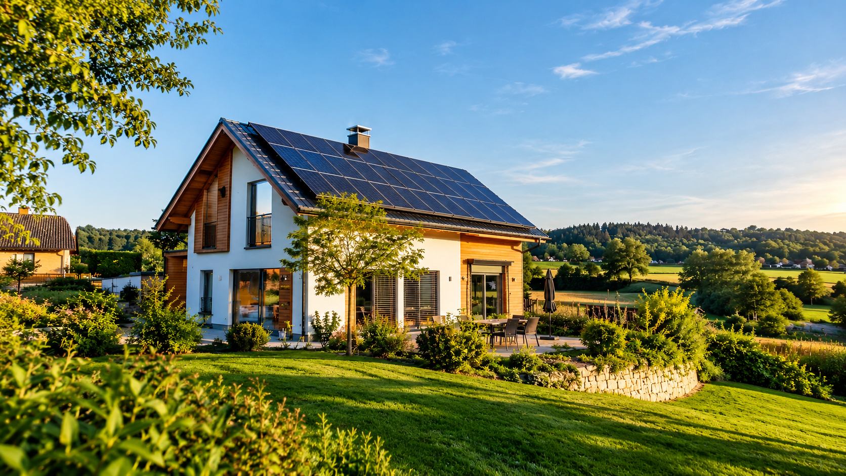 Modernes Landhaus mit Solardach.png