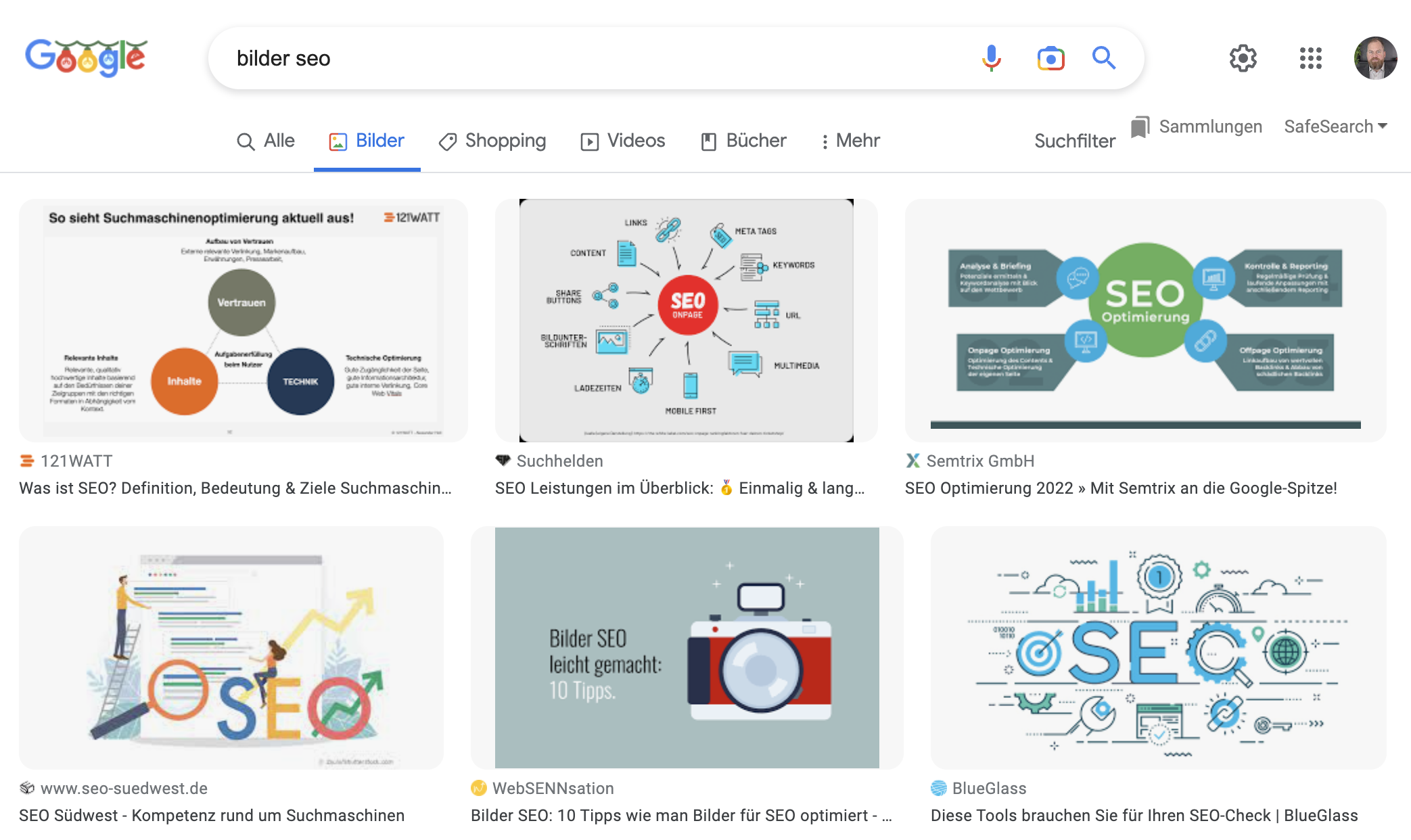 Bilder SEO Google-Suche