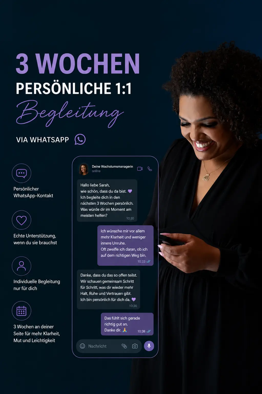 Deine persönliche Wachstumsmanagerin
