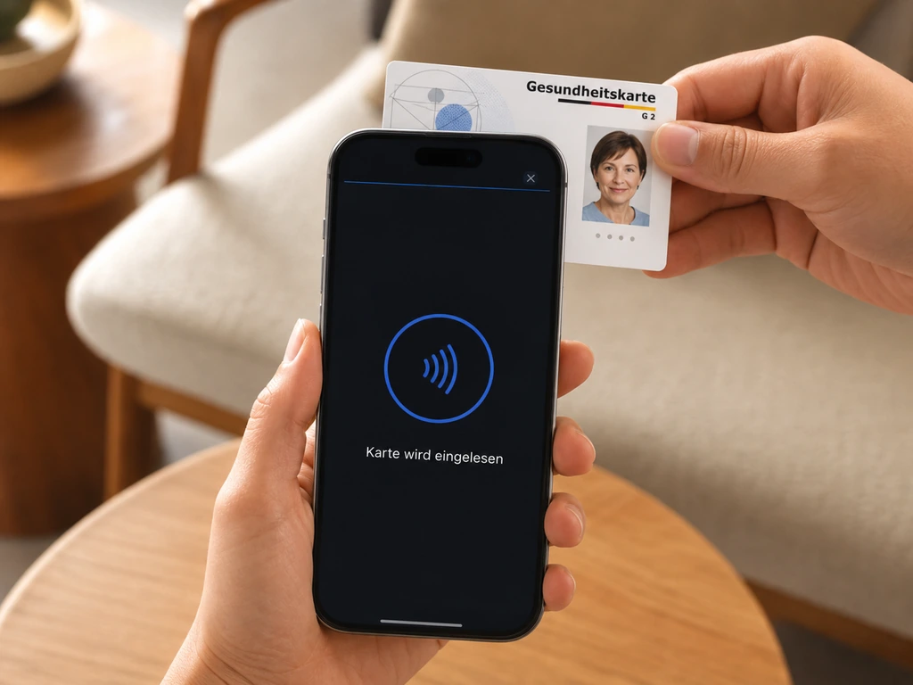 Ihr E-Rezept können Sie einfach mit unserer App und Ihrer elektronischen Gesundheitskarte einlösen.