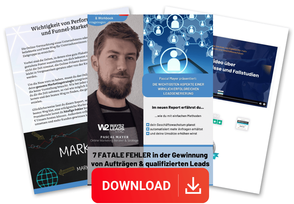 Performance Marketing Strategie - Report von Pascal Mayer - Ways 2 Leads