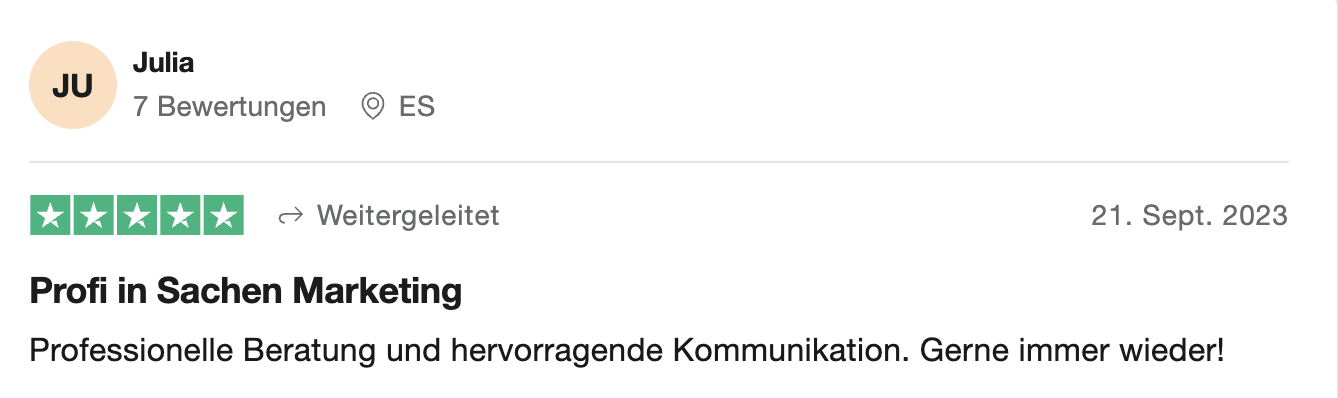 Julia Trustpilot-Ways-2-Leads-Pascal-Mayer-Julia.png