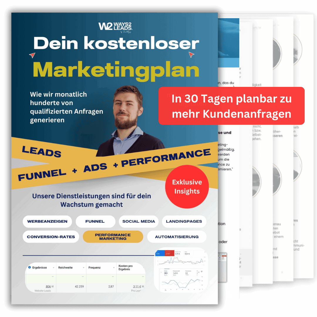 Performance Marketing Strategie - Report von Pascal Mayer - Ways 2 Leads