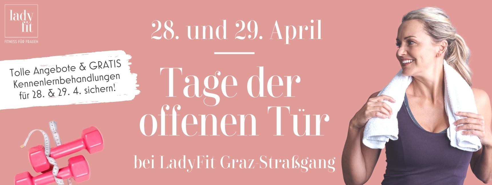 LadyFit Graz-Straßgang Header Bild Tag der offenen Tür