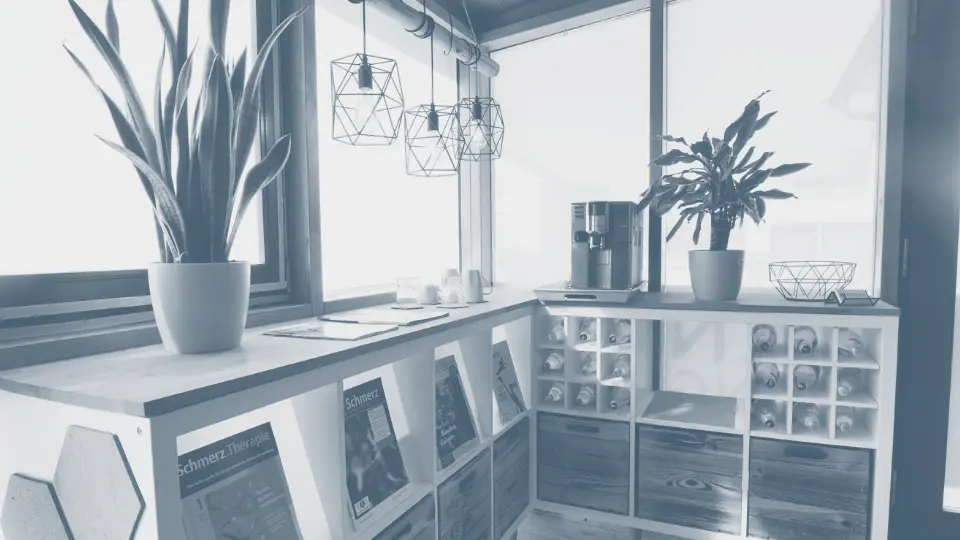 Wartebereich der Praxis 