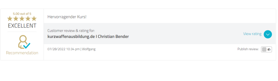Christian Bender Feedback Proven Expert
