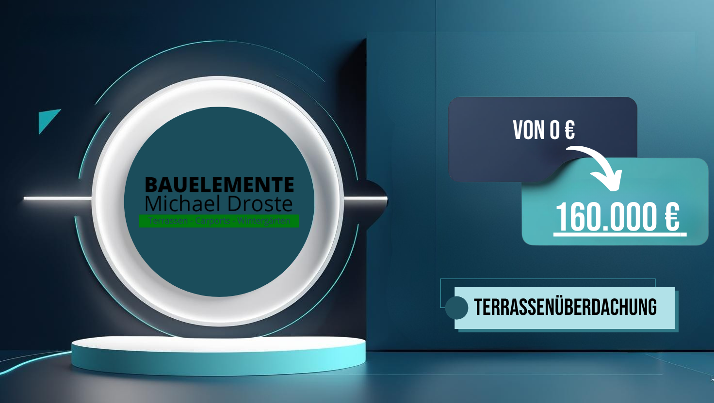 Erstelle ein modernes, vertikal ausgerichtetes Layout mit zwei übereinanderliegenden FlächenKarten – die obere Fläche für „Name“, die untere für „Ergebnis“. Obere Fläche – Hintergrundfarbe #0D3B66 (3).png