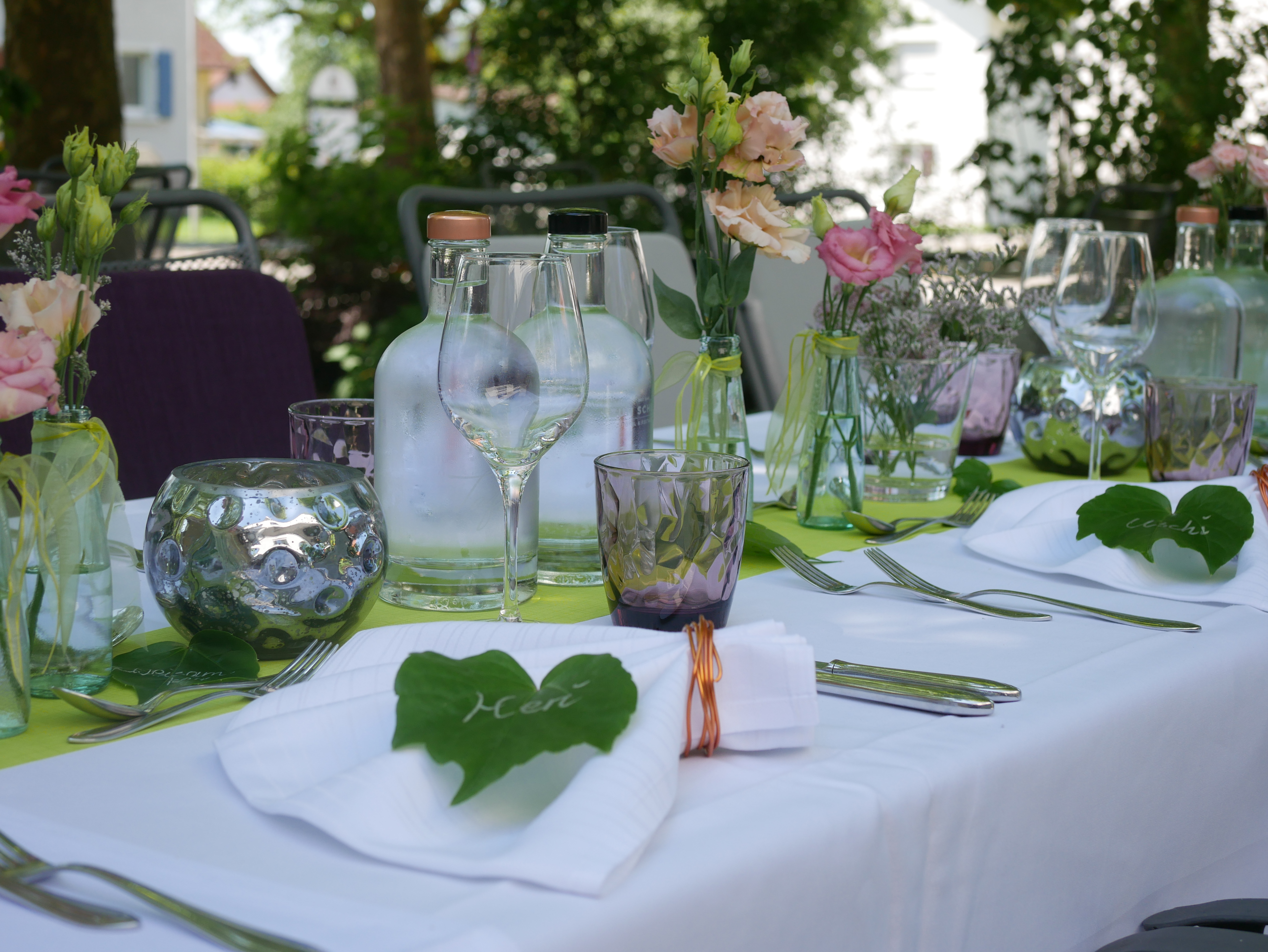 Feiern auf unserer wunderschönen Gartenterrasse