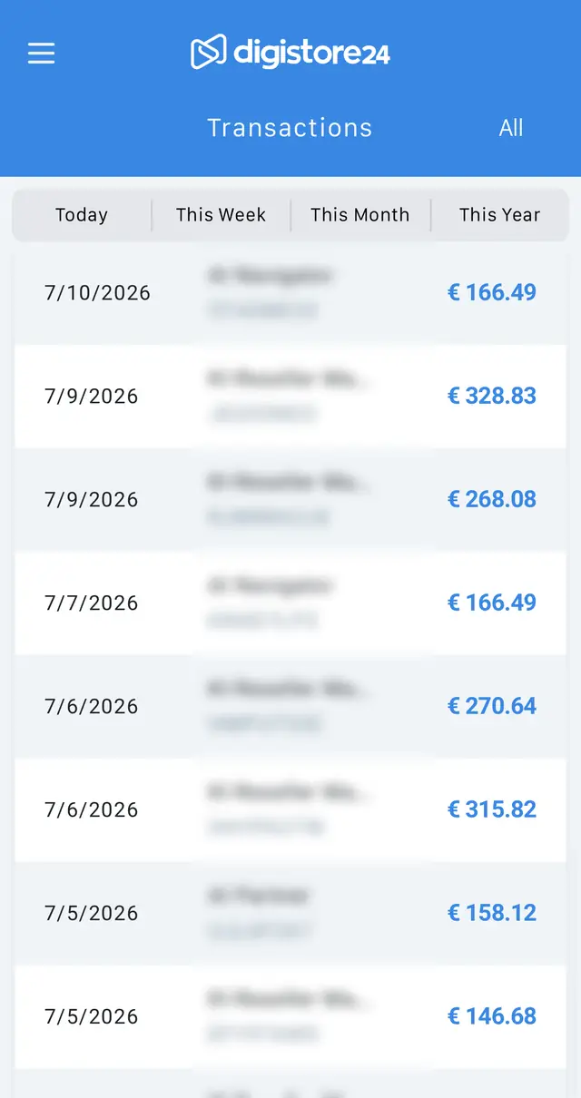 Auszahlungen im Digistore24-Konto