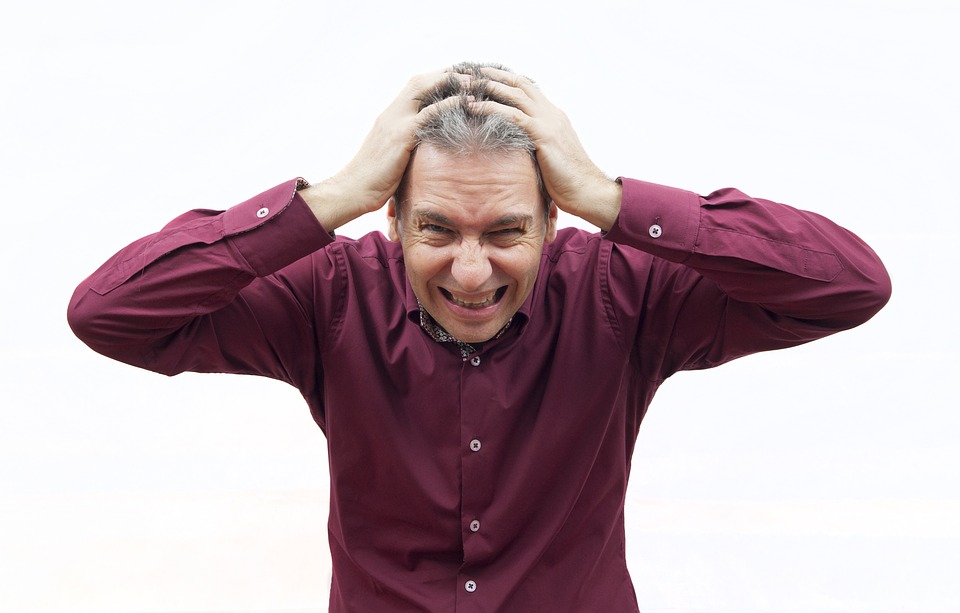 Dieser Mann steht unter Stress