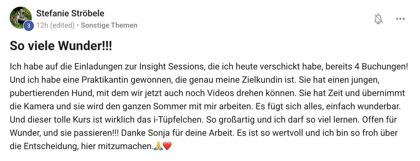 Kundenstimme Stefanie Ströbele