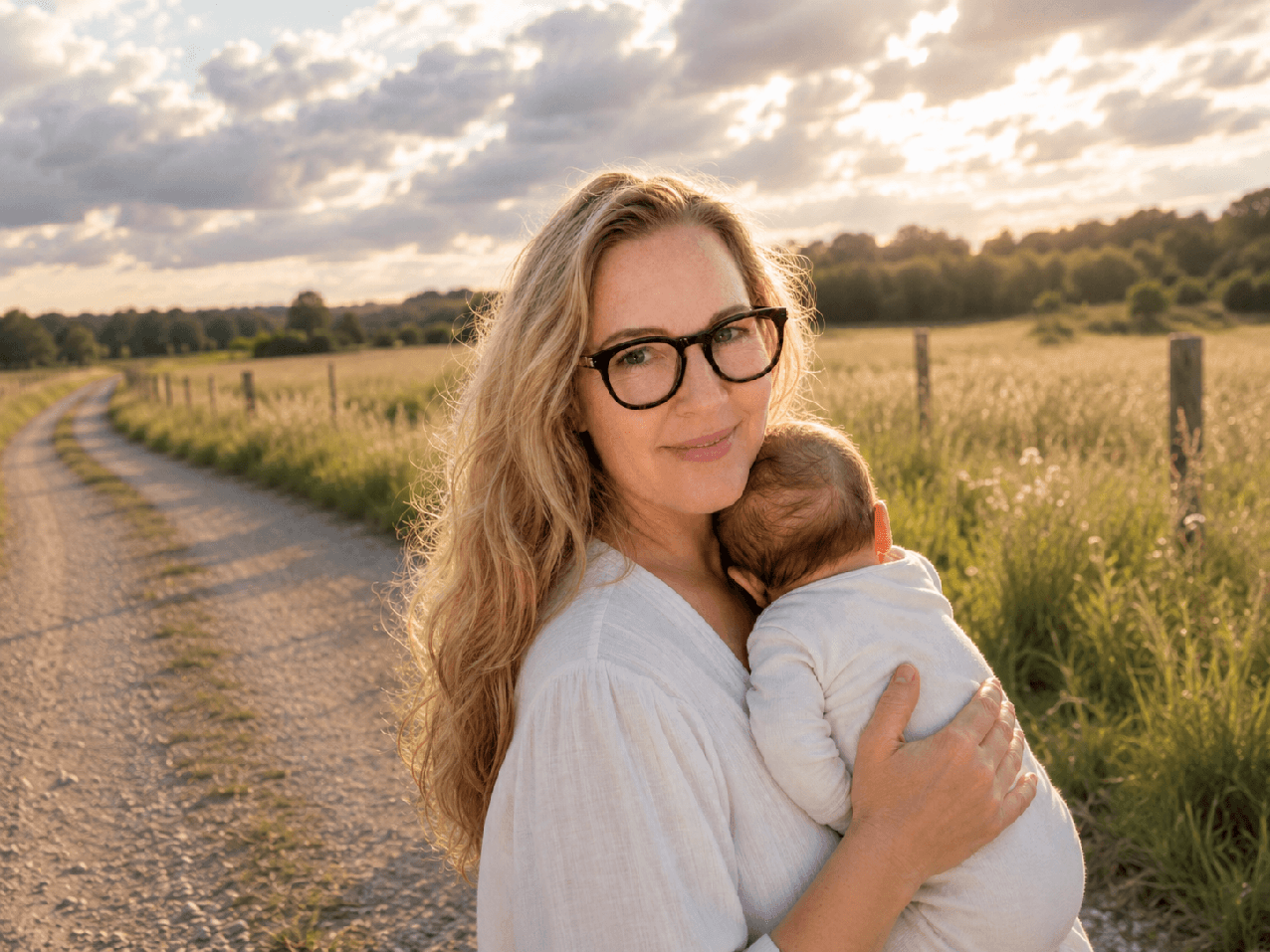 Franziska Fabijenna Körber mit Baby
