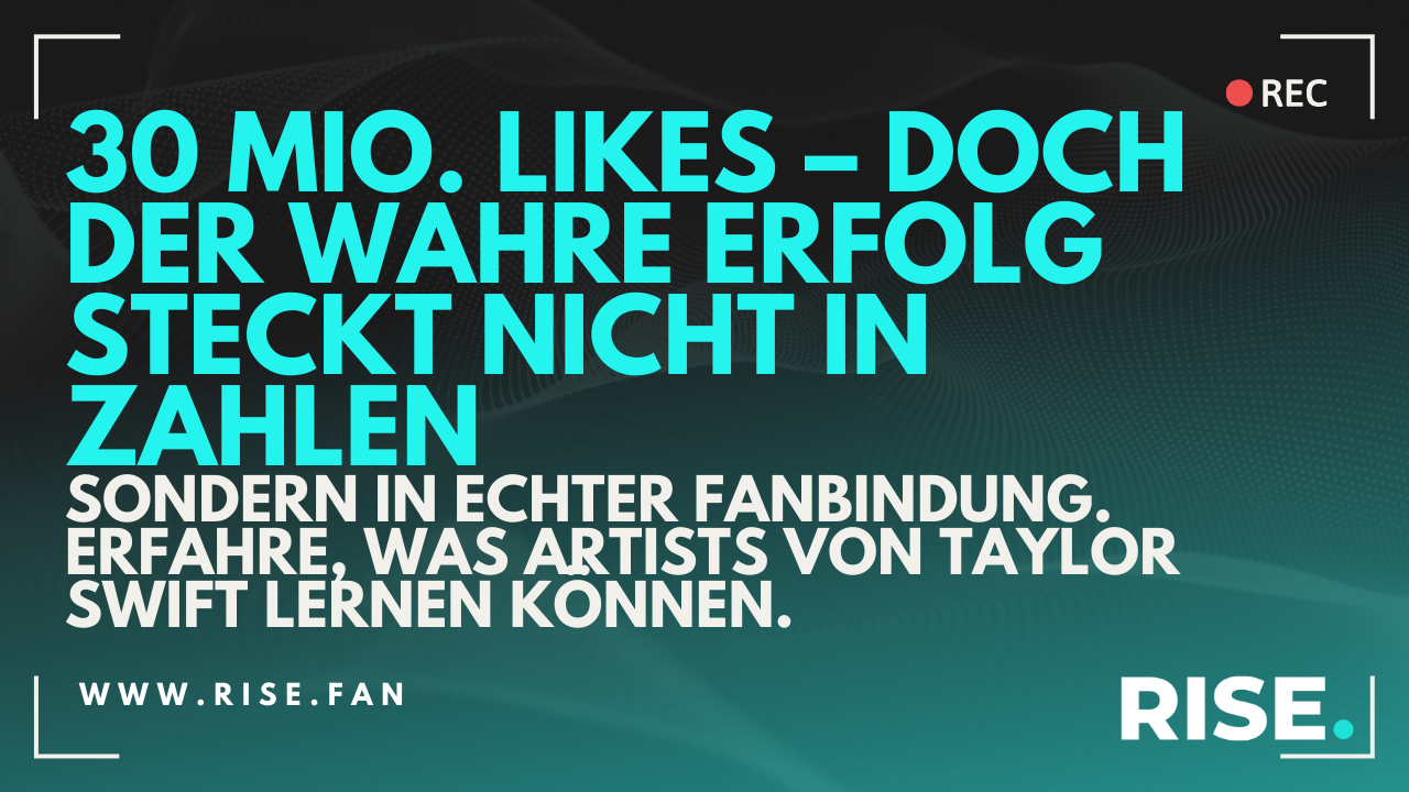 Swift bekommt 30 Millionen Likes, während Artists den falschen Kennzahlen hinterherlaufen