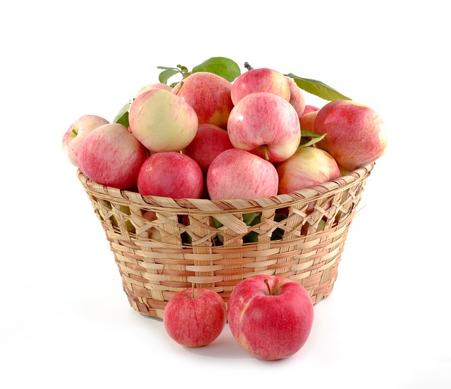 Äpfel in einem Korb