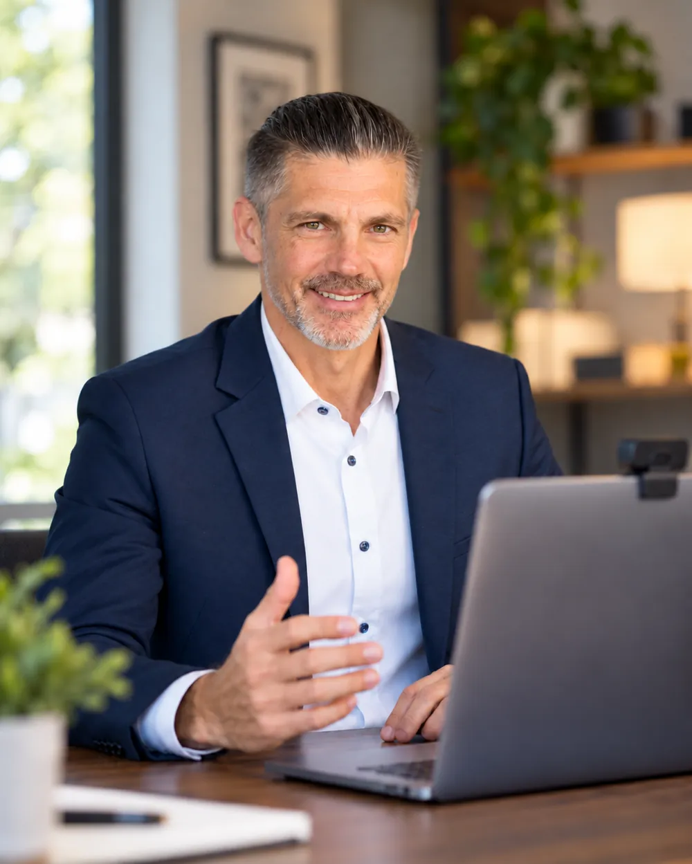 Markus Ritter am Laptop