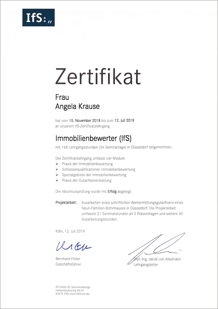 lfs Immobilienbewerter Angela Krause