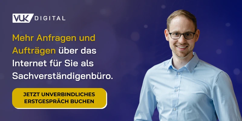 Auftragsgewinnung Sachverständige Internet