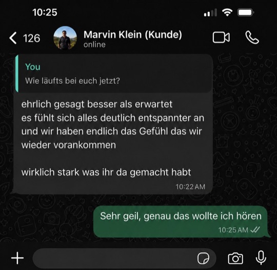 Kundenstimme