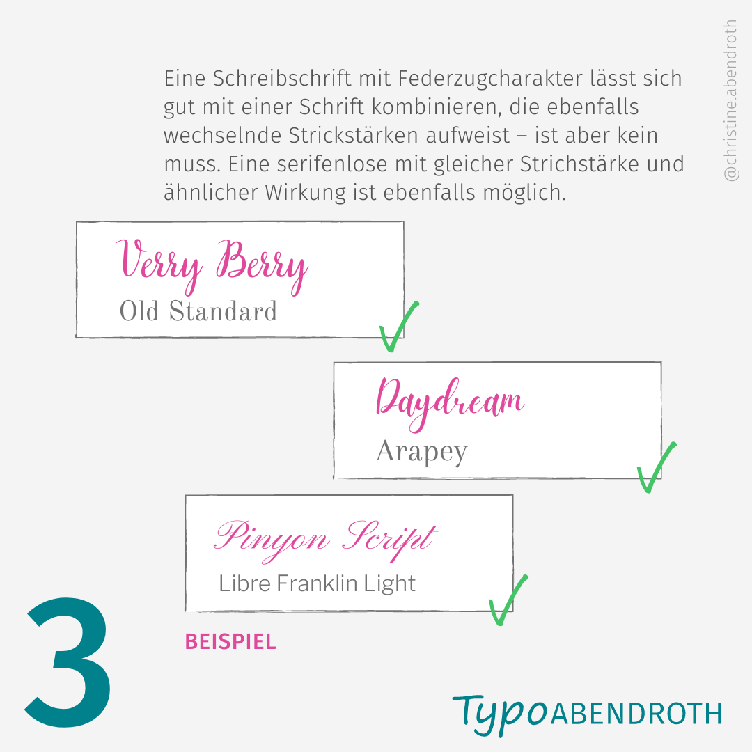 3 Typografie Schriftkombination 3.Faustregel aehnliche Schriften mischen Beispiel 3