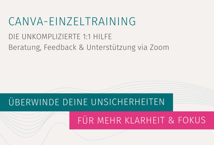 Canva-Einzeltraining