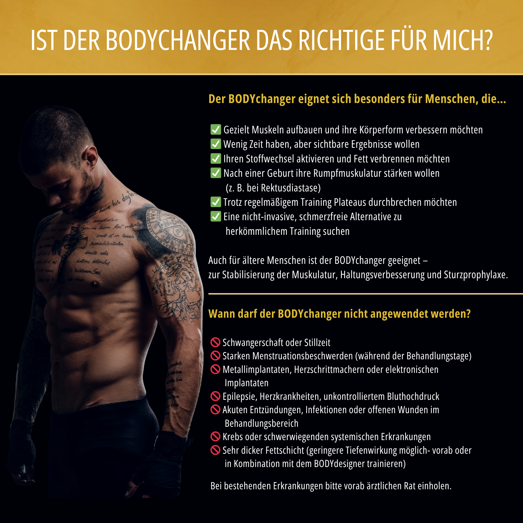 BODYchanger Mann