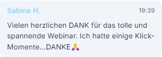 Sabine Feedback