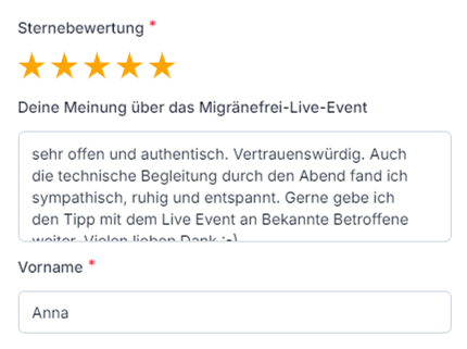 Feedback Anna