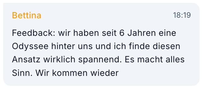 Bettina Feedback